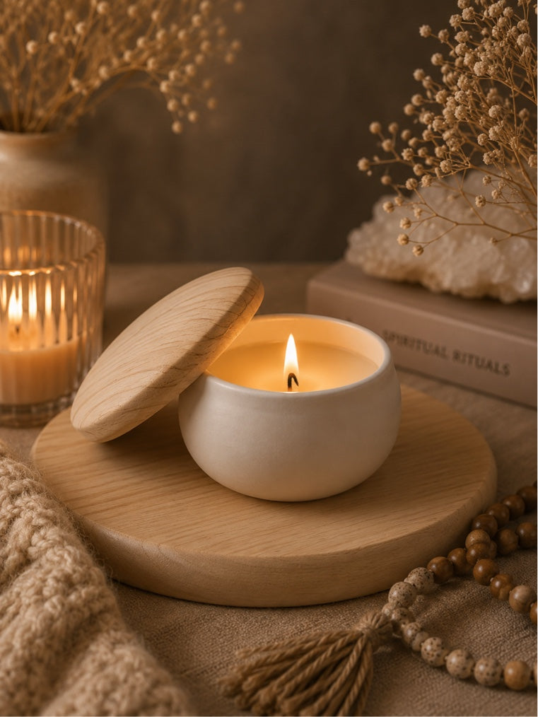 Minimalistischer Teelichthalter – warme Lichtmomente für dein Zuhause ✨