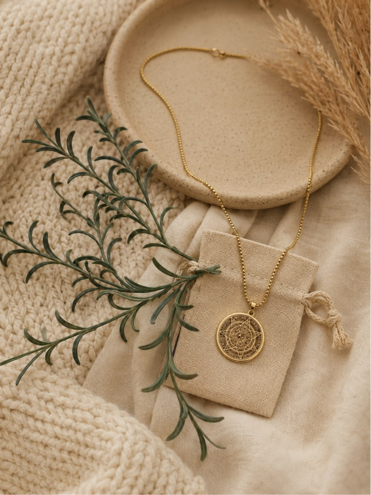7 Erzengel Amulett – Gold ✨