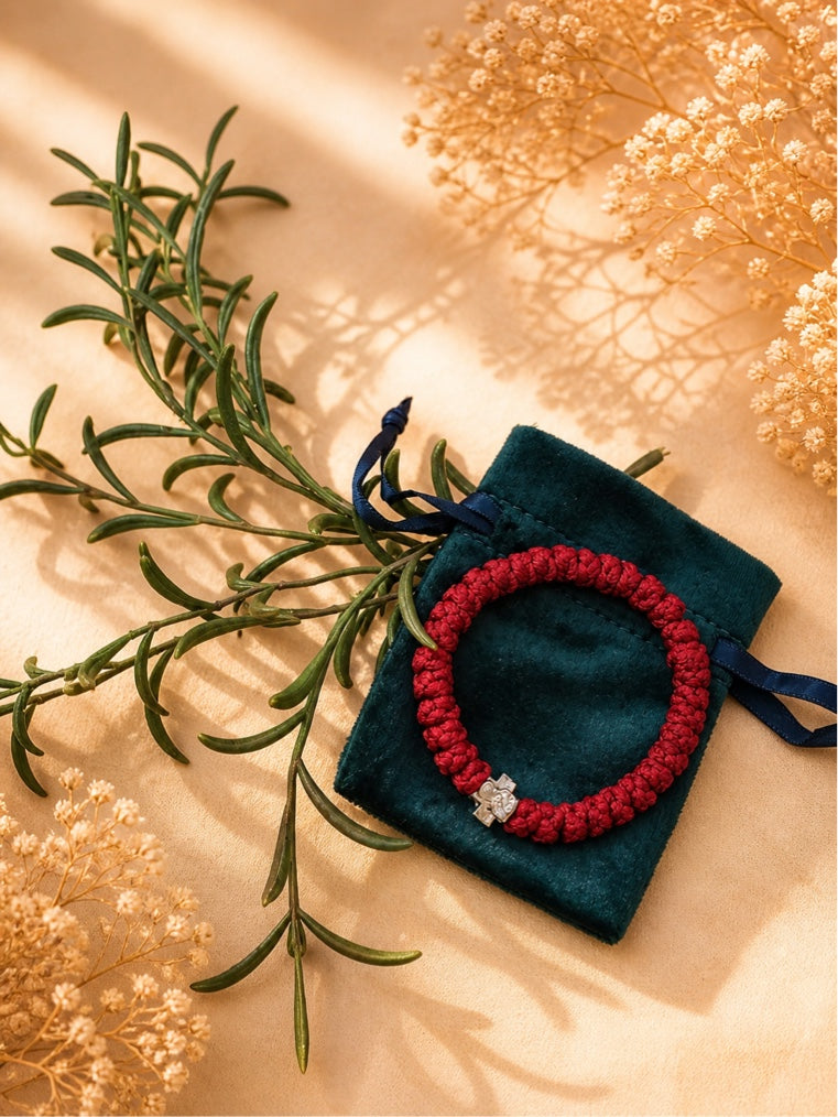 Handgefertigtes Energie-Armband in Rot – Stärke, Liebe &amp; Positive Energie ❤️